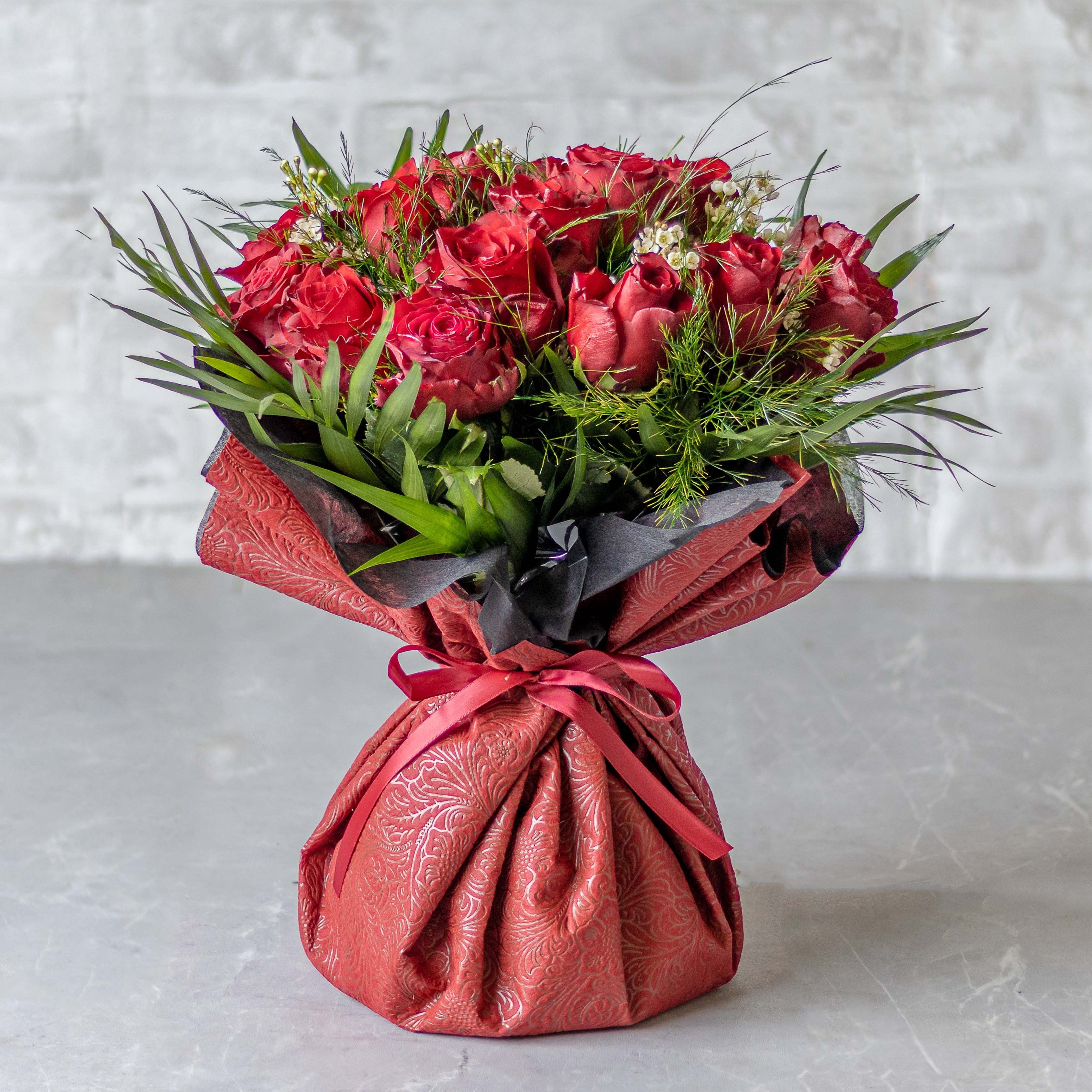 15 Red Roses Water Bouquet No1211