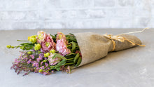 Load image into Gallery viewer, Pink Lisianthus Hand-Tied Bouquet No1339
