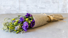 Load image into Gallery viewer, Purple Lisianthus Hand-Tied Bouquet No1340
